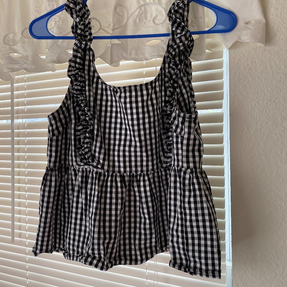 gingham top